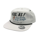 Surf All Day Party All Night White Hat